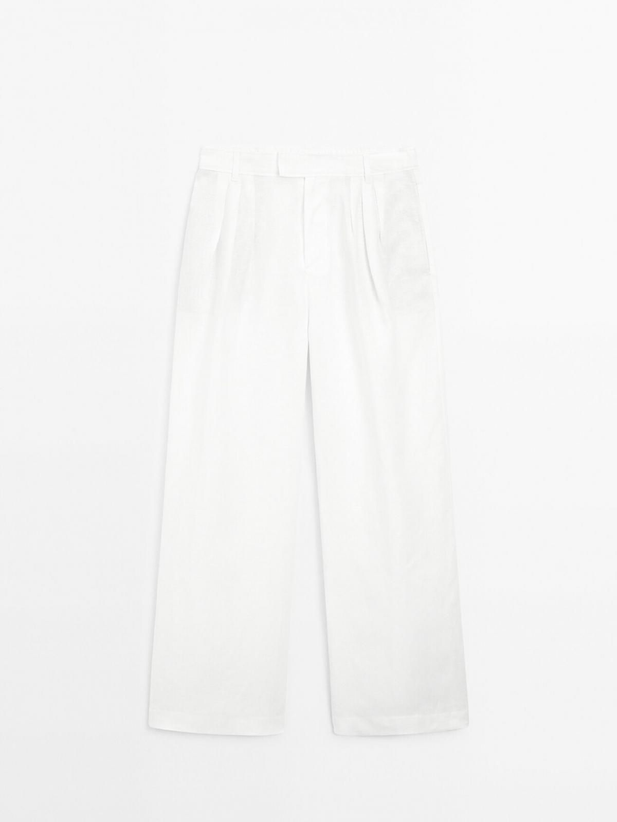 마시모두띠 100 린넨 트리플 브리치 5034/834 WHITE - 상품 이미지