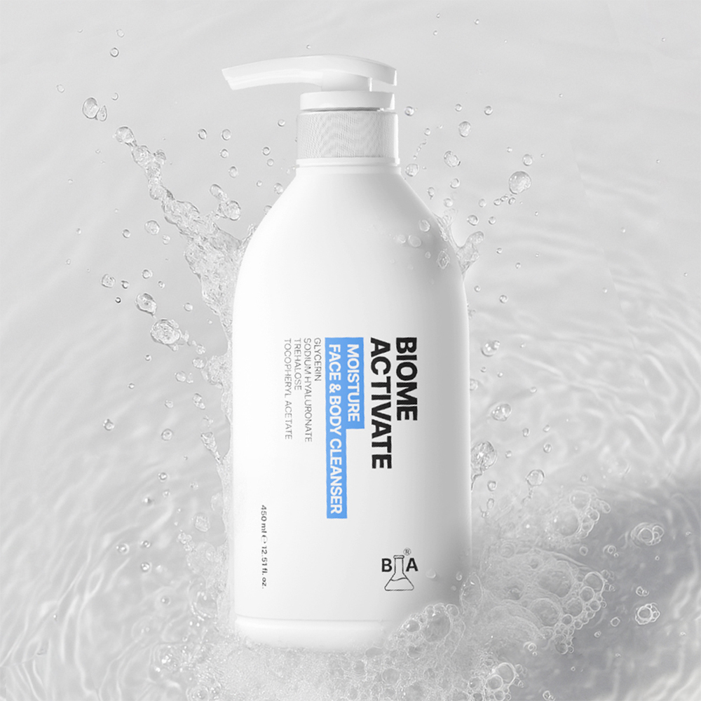 [바액] 모이스처 바디 클렌저 [450ml] 올인원멀티유즈 글리세린30% 머리부터 발끝까지 고보습 마일드 저자극 약산성 수분장벽