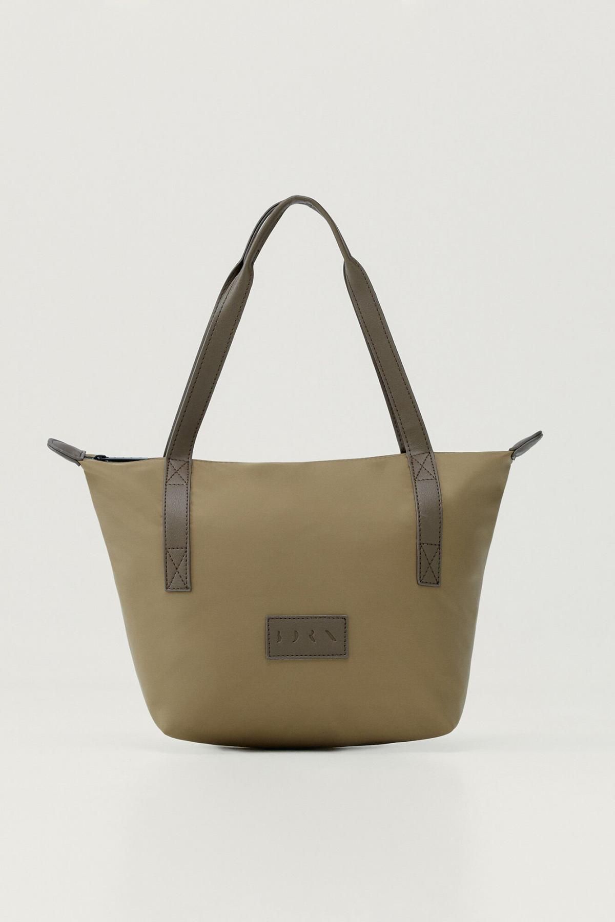 본리빙요가 베이직 미니멀 데일리 나일론 토트백 Bolso Mini Daily 4184324 KAKI - 메인 이미지