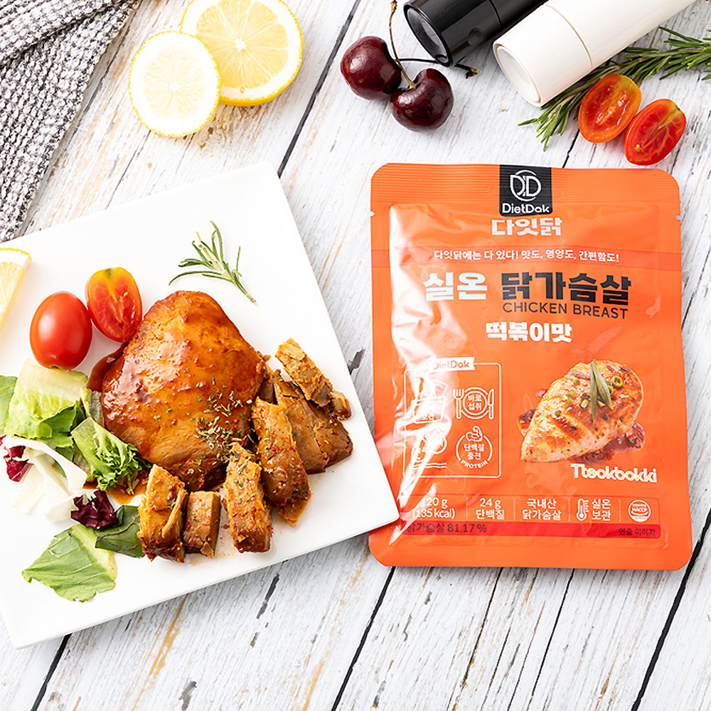 다잇닭 실온 닭가슴살 떡볶이맛, 120g, 30개 - 상세 이미지 4