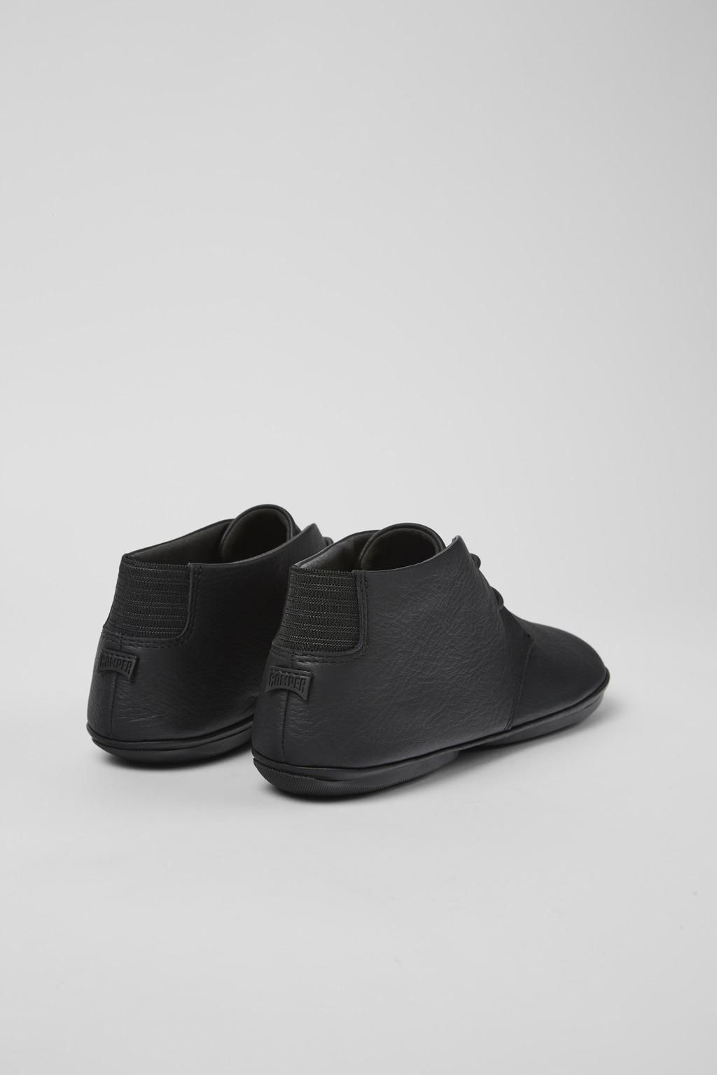 캠퍼 컴포트 블랙 레더 여성 앵클부츠 K400221-036 BLACK - 상세 이미지 3