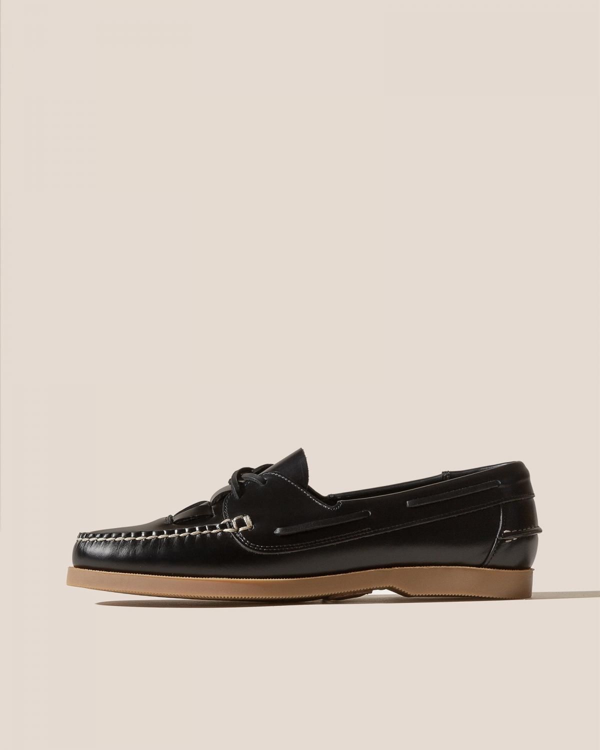헤레우 살레르 노틱 레이스업 로퍼 9272781013324 BLACK/BEIGE - 메인 이미지