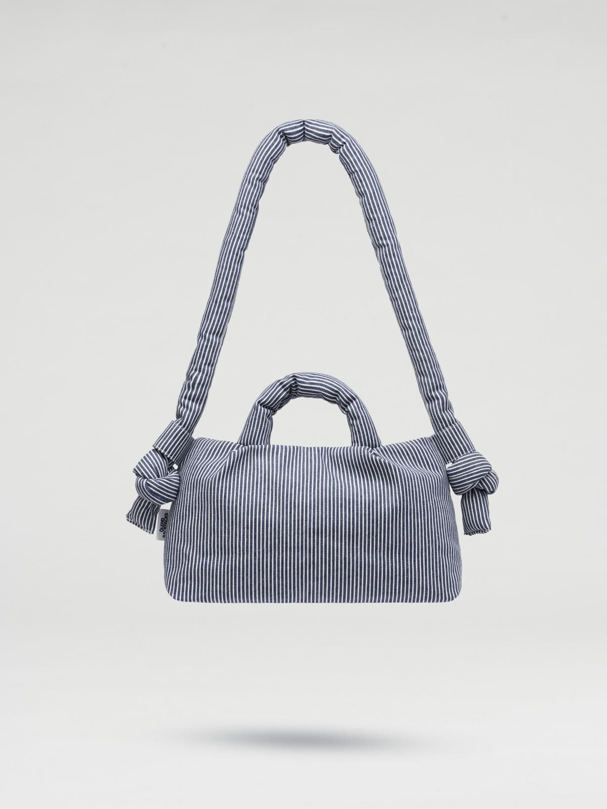 올랜드 소프트 푸퍼 미니 호보백 MiniOna 49210628145487 COTTON NAVY STRIPE - 메인 이미지