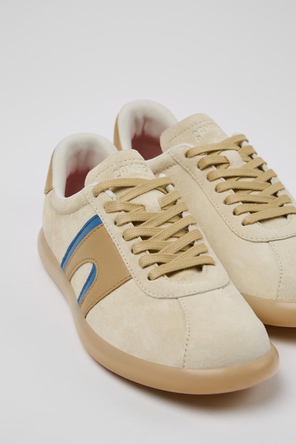 캠퍼 멀티컬러 뉴벅 오솔라이트 리사이클드 여성 로우탑 스니커즈 Pelotas Soller K201608-010 WHITE - 상세 이미지 2