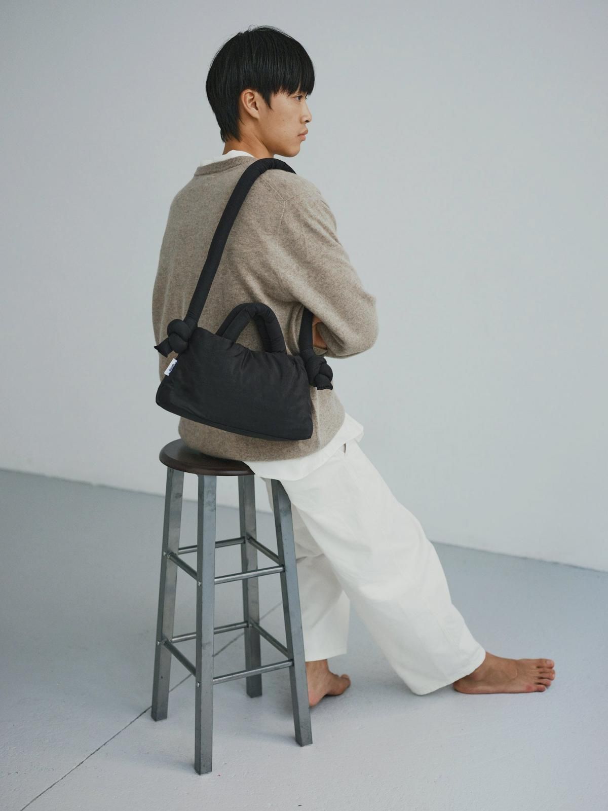 올랜드 소프트 푸퍼 미니 호보백 MiniOna Soft Bag 46681942491471 BLACK - 상세 이미지 2