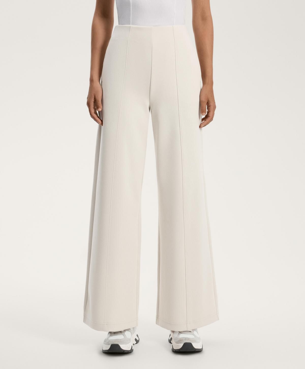 오이쇼 코튼 슈퍼 하이라이즈 와이드 피케 팬츠 3376/732 PALEMINK - 상품 이미지