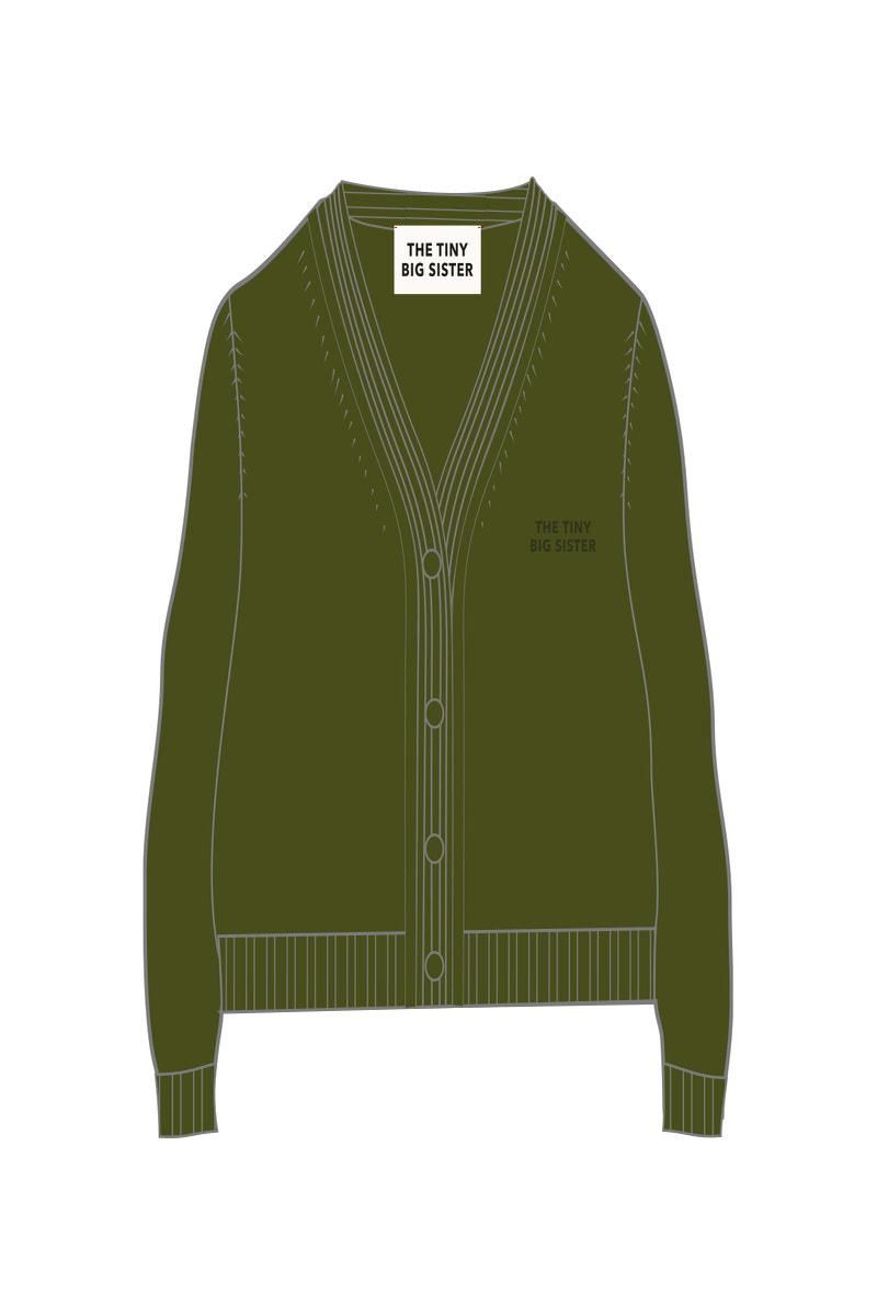 타이니코튼 미니멀 브이넥 크롭 카디건 라라 SS25-775R23 ONE COLOR - 상세 이미지 2