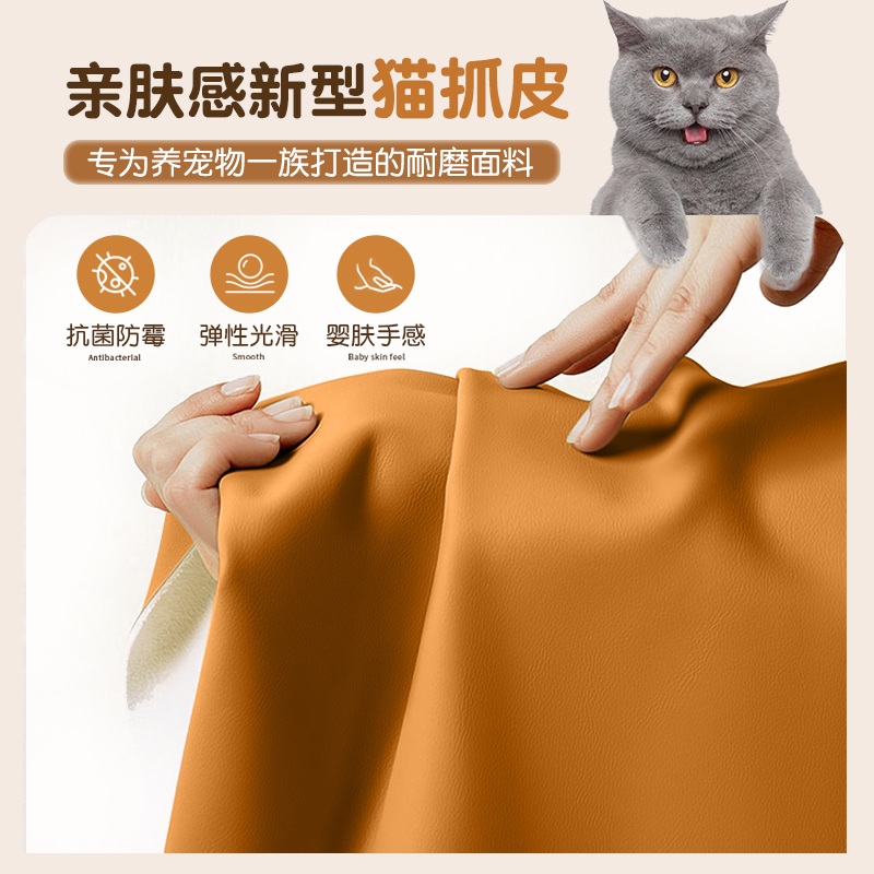 1인용쇼파 원룸 릴렉스 소파 싱글 스마트 럭셔리 모던 디자인 럭셔리오렌지 - 상세 이미지 4