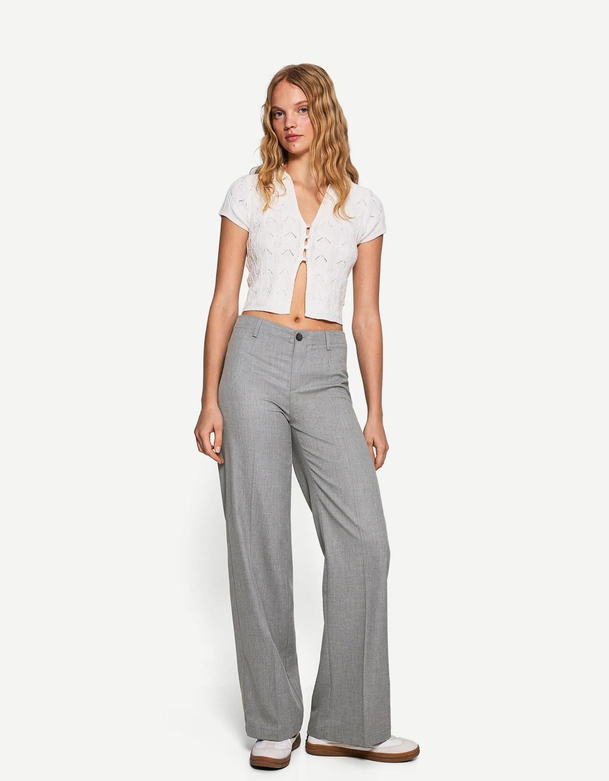 버쉬카 와이드 레그 팬츠 0169/168 GREY - 상세 이미지 4