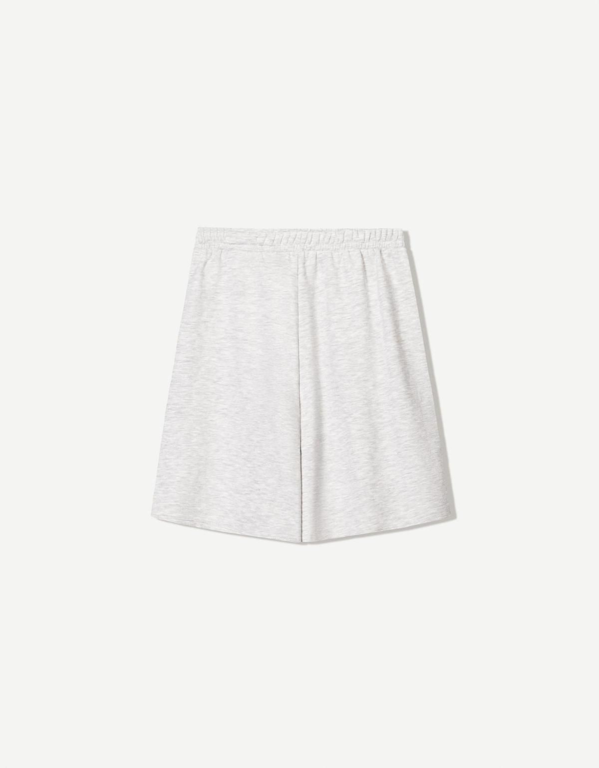 버쉬카 플러시 자수 밴딩 버뮤다 반바지 3319/700 GREY - 상세 이미지 5