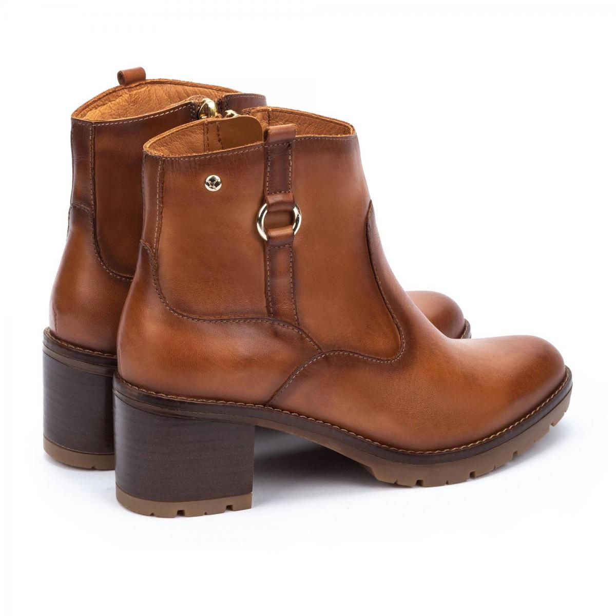 피콜리노스 프리미엄 브라운 앵클부츠 버클 디테일 LLANES W7H-8817 BRANDY - 상세 이미지 4