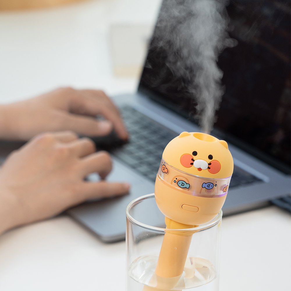 카카오프렌즈 아쿠아보틀 스틱형 무선 가습기 휴대용 탁상용 무드등 저소음 미니 가습기 - 상세 이미지 5