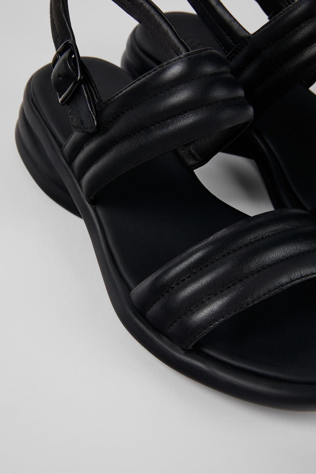 캠퍼 친환경 블랙 스트랩 샌들 Spiro K201599-001 BLACK - 상세 이미지 2