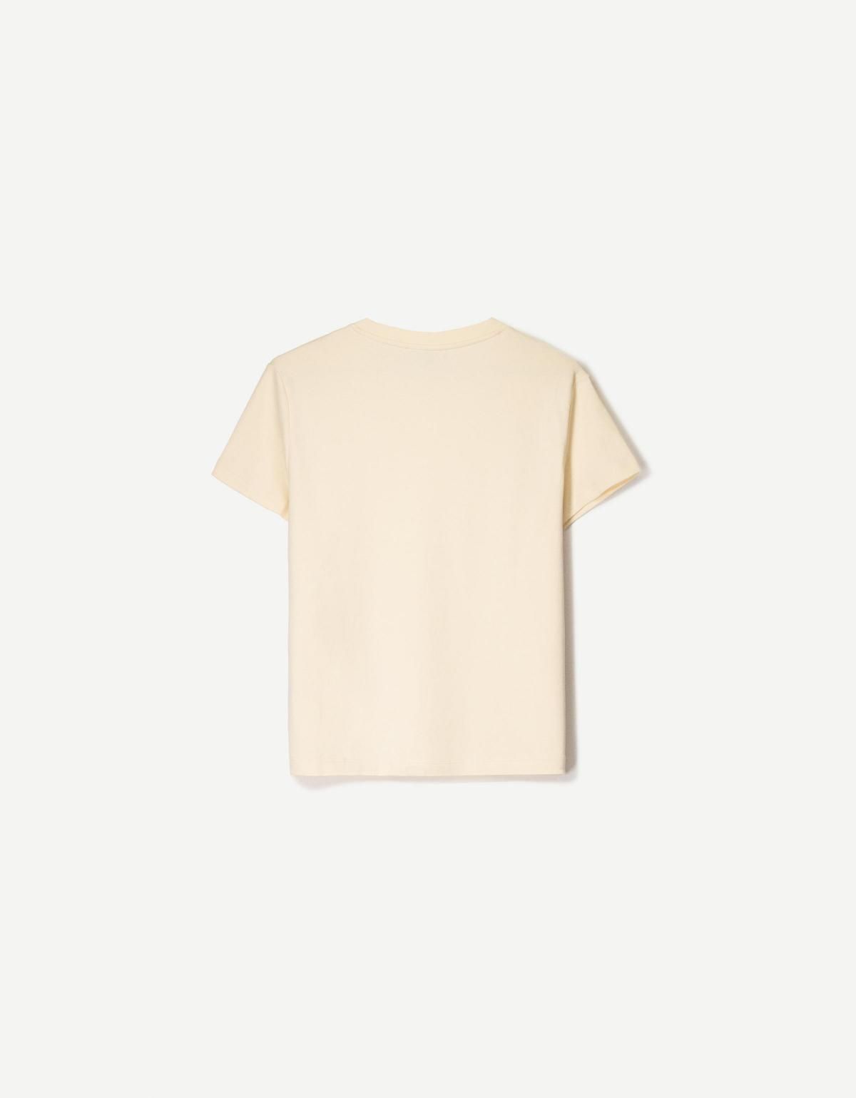 버쉬카 헤비 코튼 반팔 티셔츠 2331/443 BEIGE - 상세 이미지 2