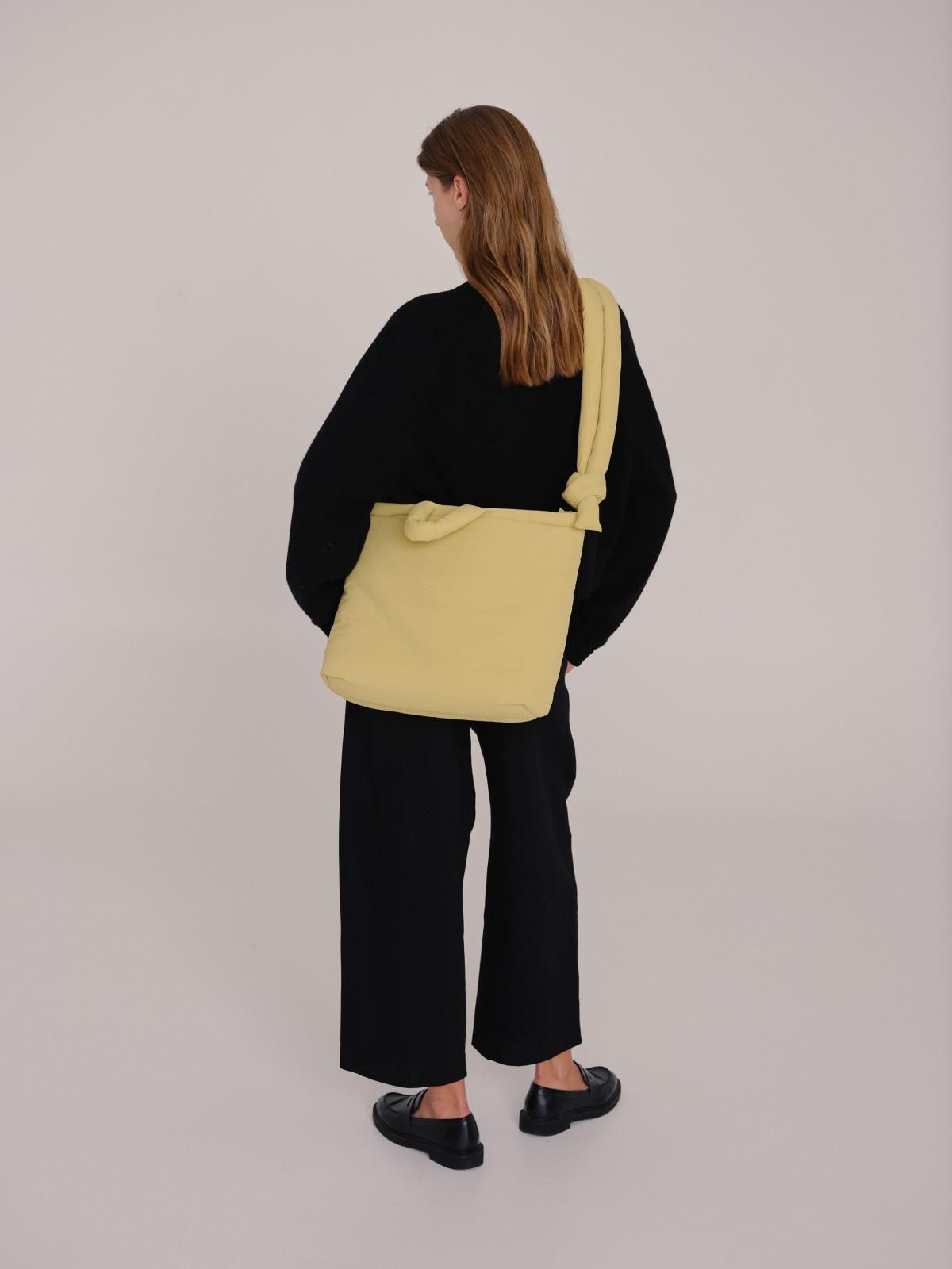 올랜드 소프트 리사이클 나일론 호보백 Ona Pro Soft Bag 53560356864335 LIME - 상세 이미지 4