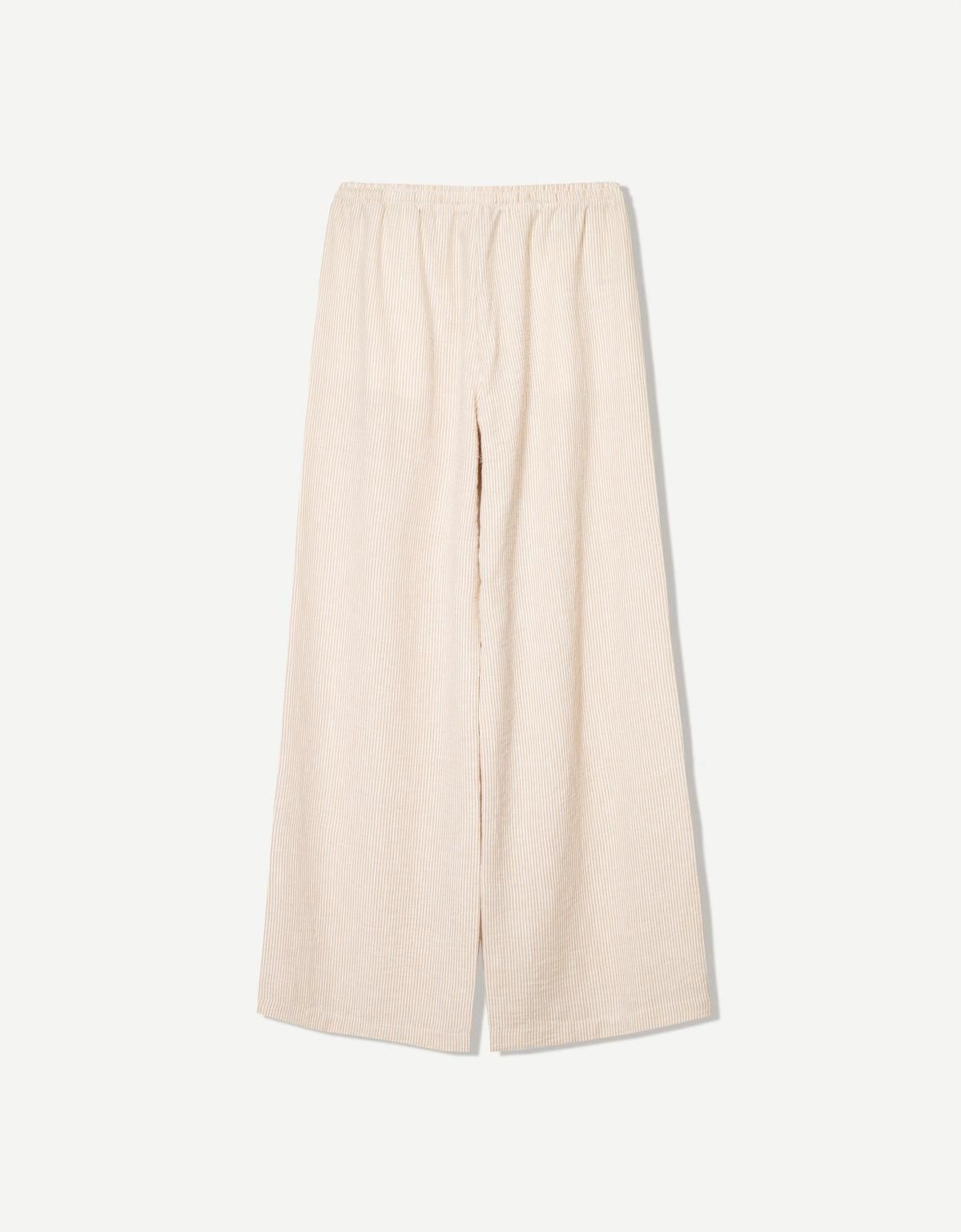 버쉬카 스트라이프 러스틱 팬츠 0102/741 SAND - 상세 이미지 5