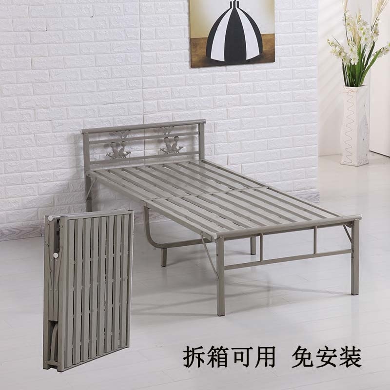 철제 침대프레임 접이식 침대틀 폴딩 베드 저상형 기숙사 와이드 - 상세 이미지 3
