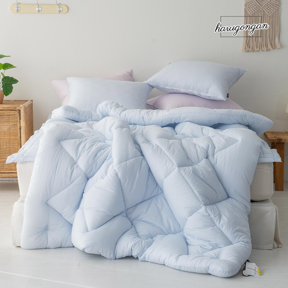 하루공간 몽글 60수 순면 차렵이불,베개커버,패드 세트-5가지컬러