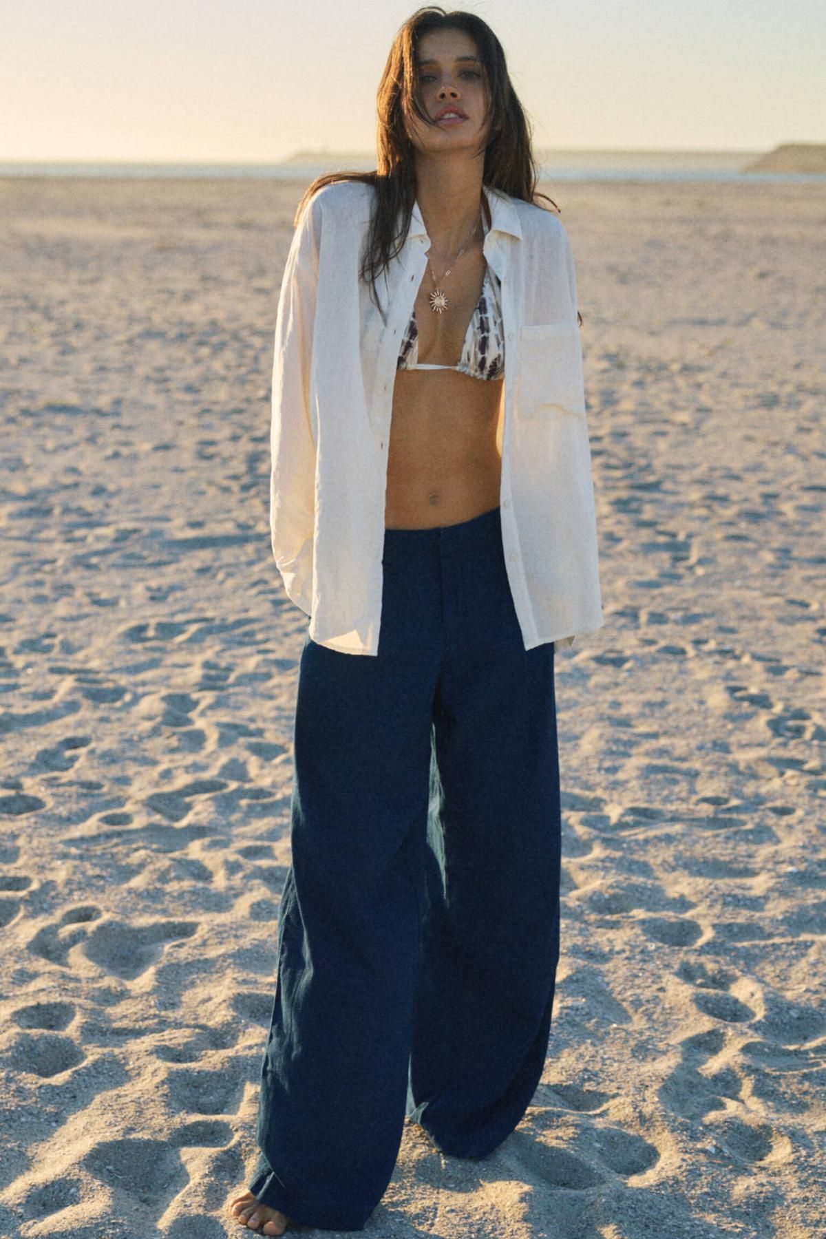 풀앤베어 와이드 스트레이트 데님 팬츠 3687/330 DARK BLUE - 상세 이미지 2