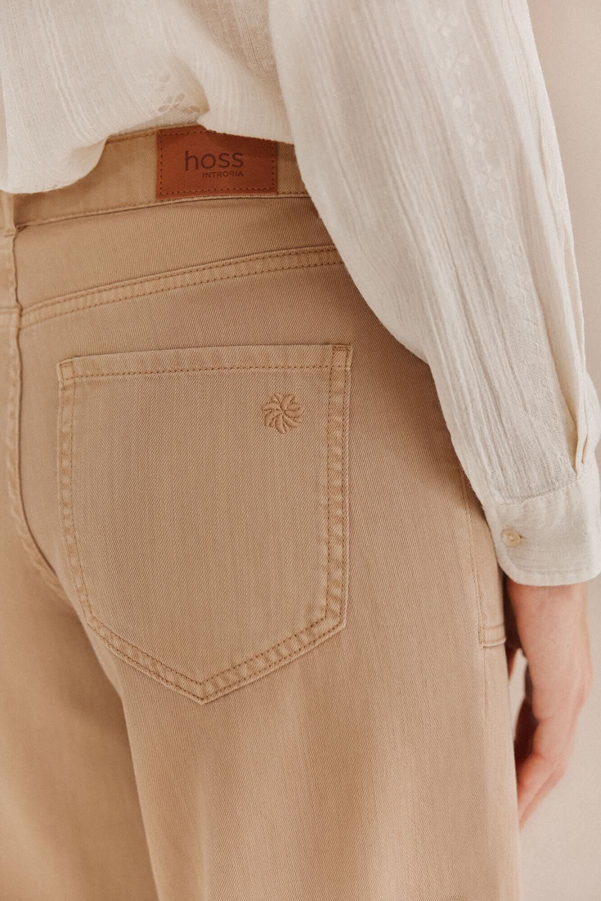 호스 인트로피아 와이드핏 TENCEL 슬랙스 팬츠 Paliana 8029134 MARFIL - 상세 이미지 5