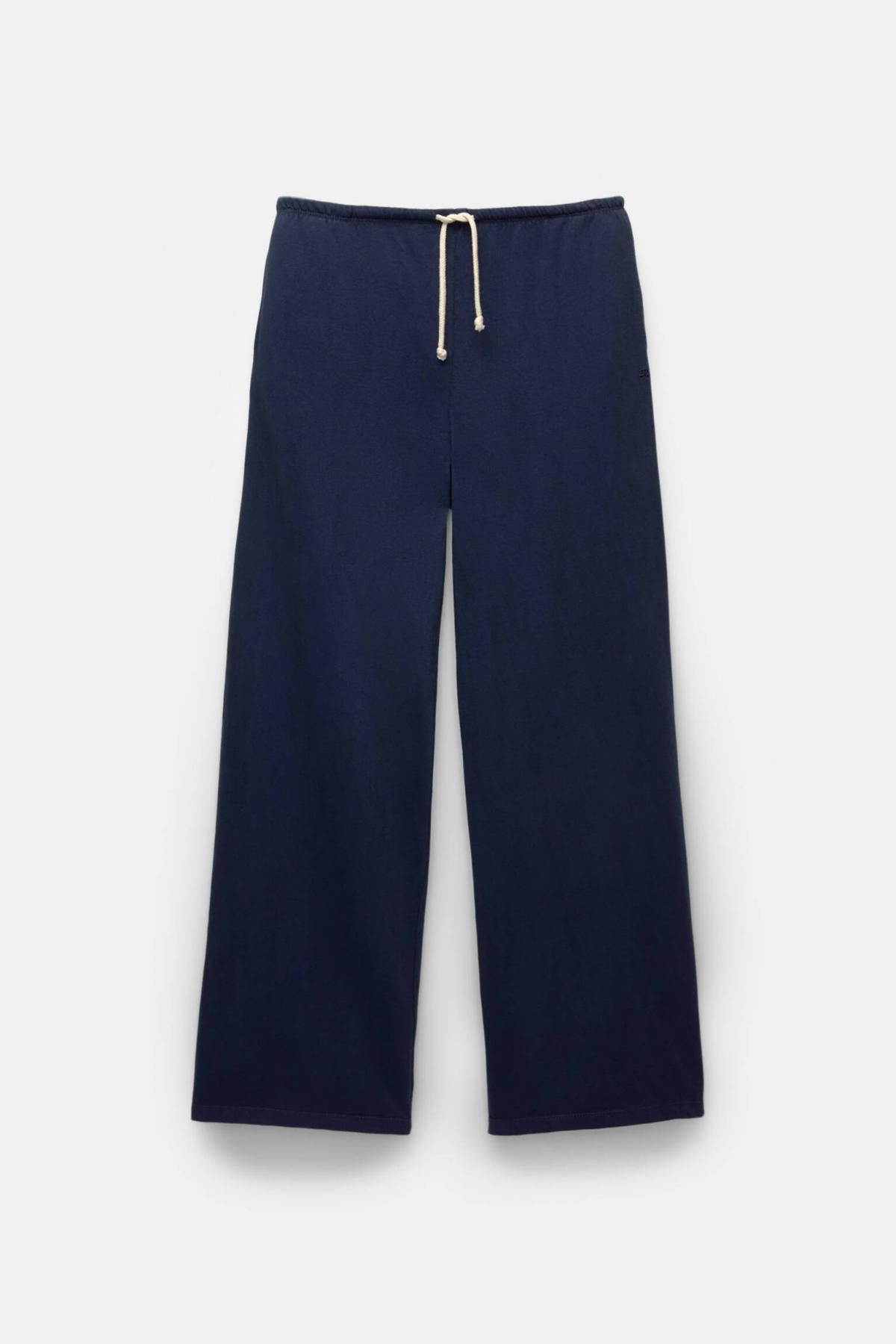 풀앤베어 네이비 드로스트링 와이드 스웨트 팬츠 3680/354 NAVY - 상세 이미지 5