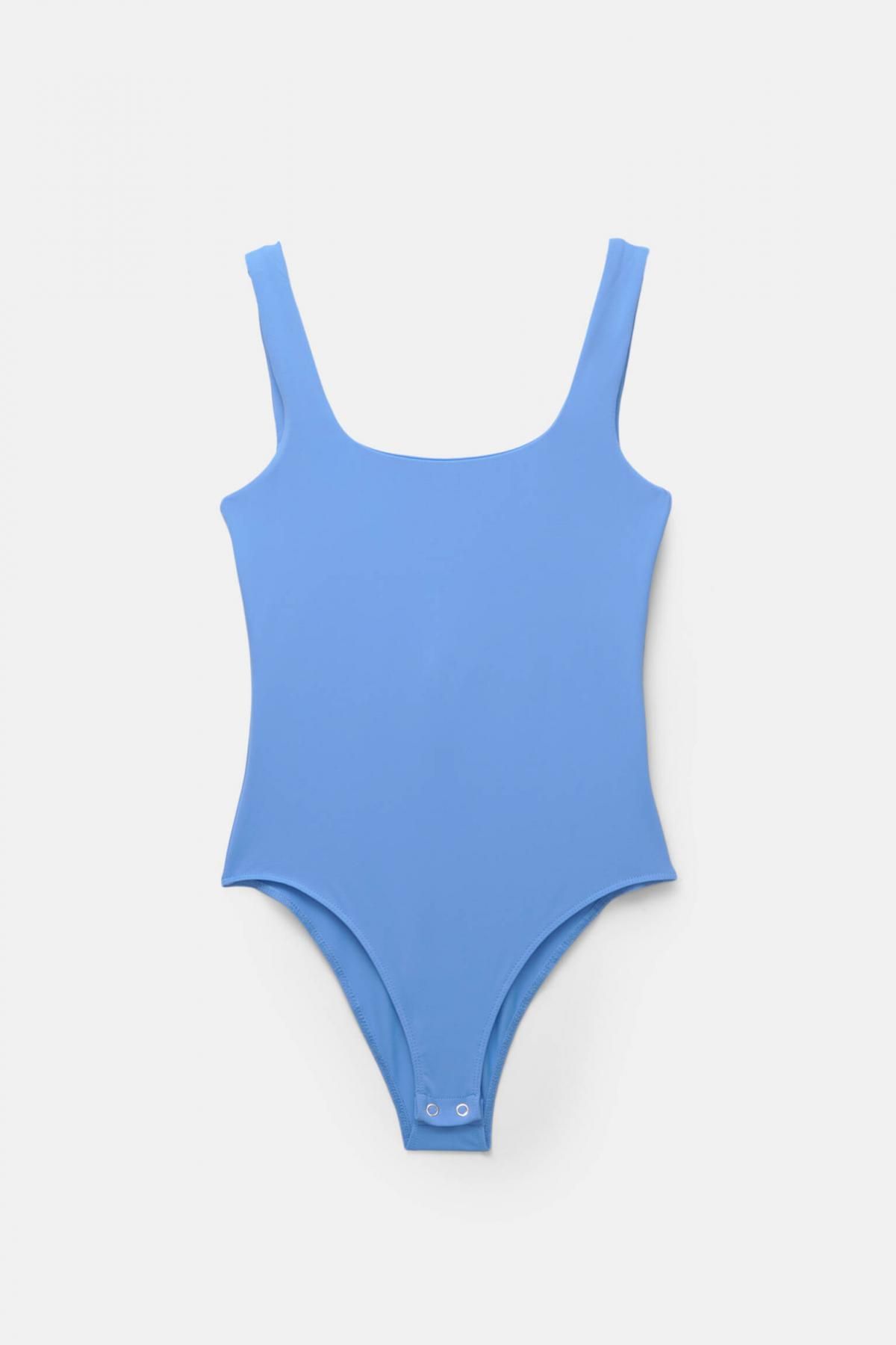 풀앤베어 테크니컬 스트랩 폴리아미드 바디수트 7150/321 MEDIUM BLUE - 상품 이미지