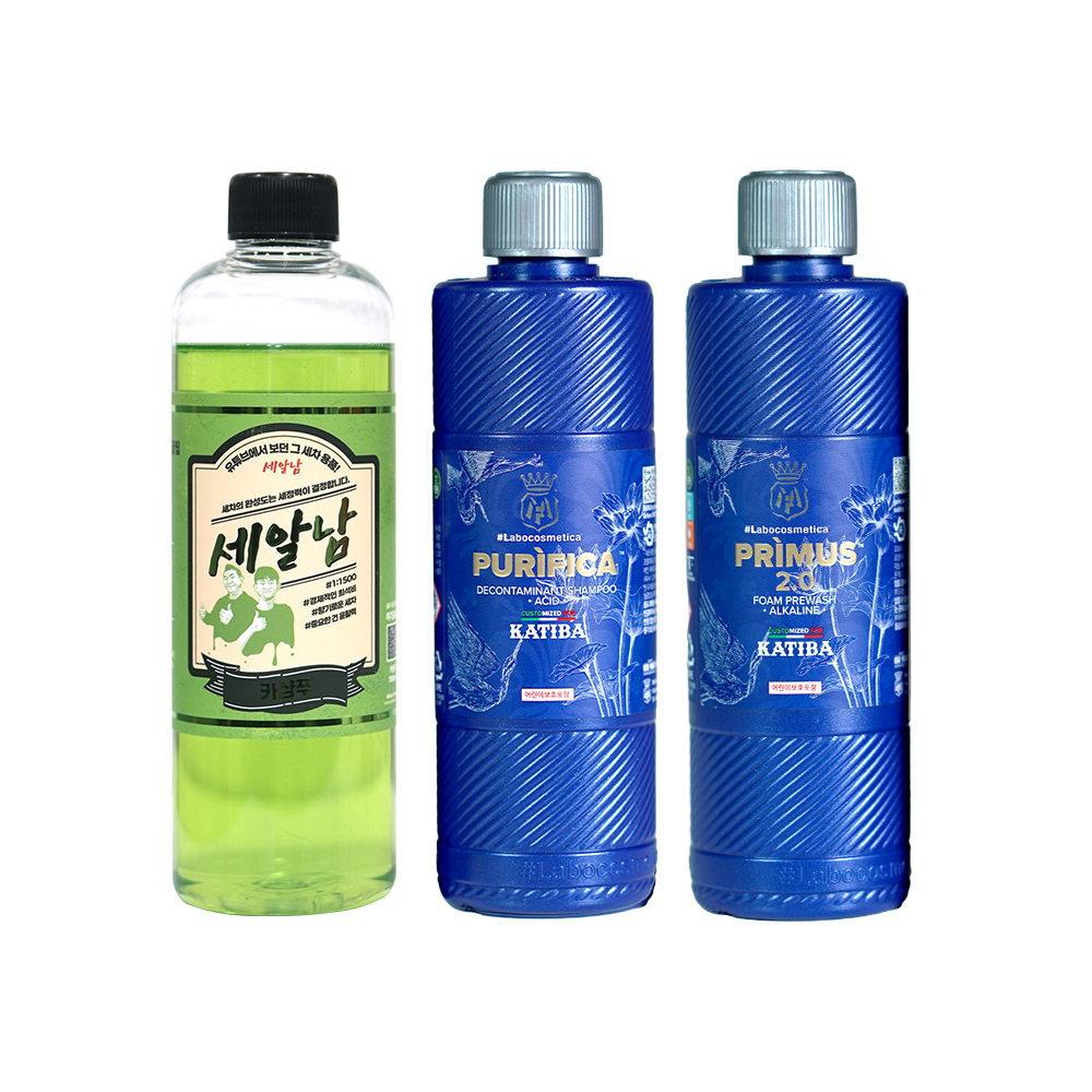 3pH 완벽 세차 세트 세알남 중성카샴푸 프리머스 퓨리피카 - 메인 이미지