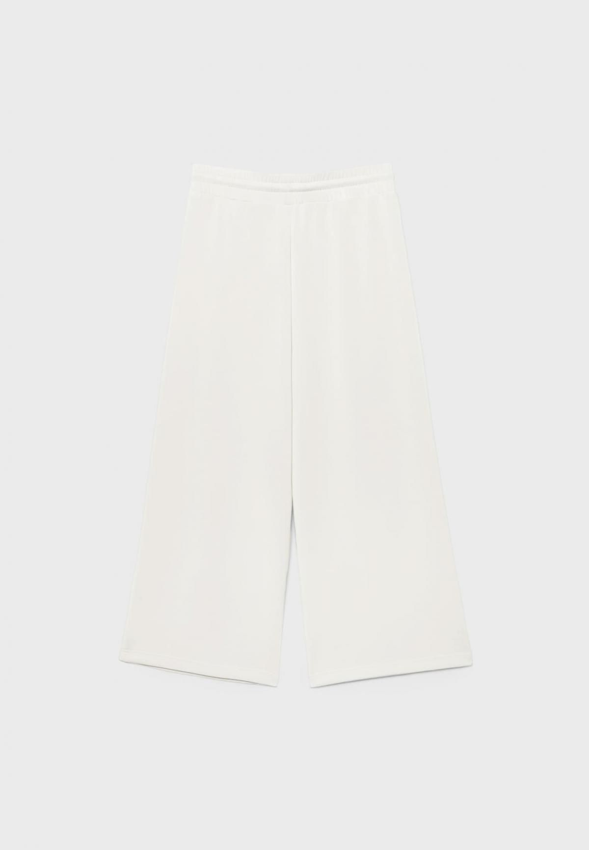 스트라디바리우스 모달혼방 밴딩 소프트 와이드 팬츠 7763/371 ECRU - 상세 이미지 4