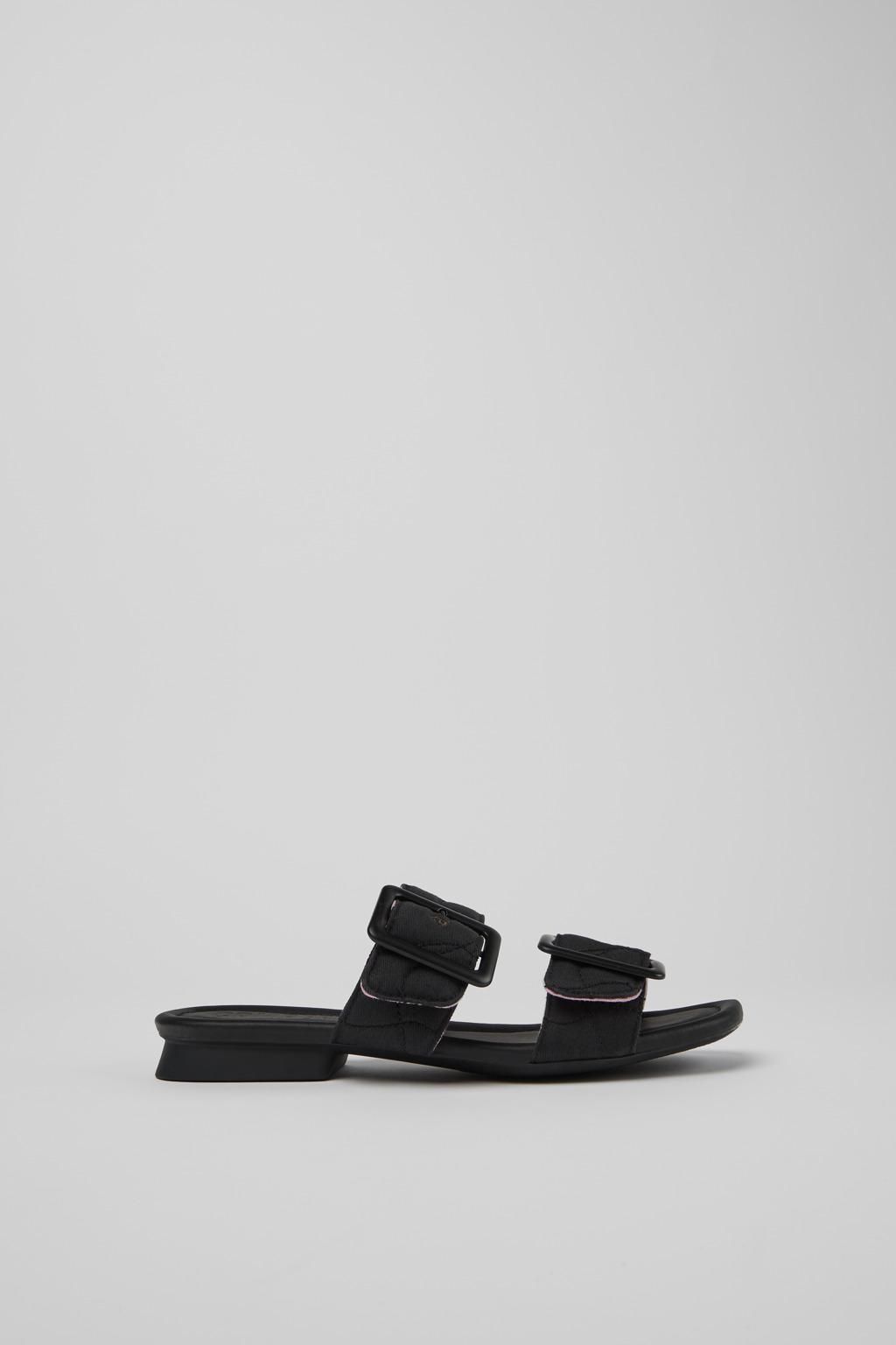 캠퍼 블랙 스트랩 샌들 Casi Myra K201372-001 BLACK - 메인 이미지