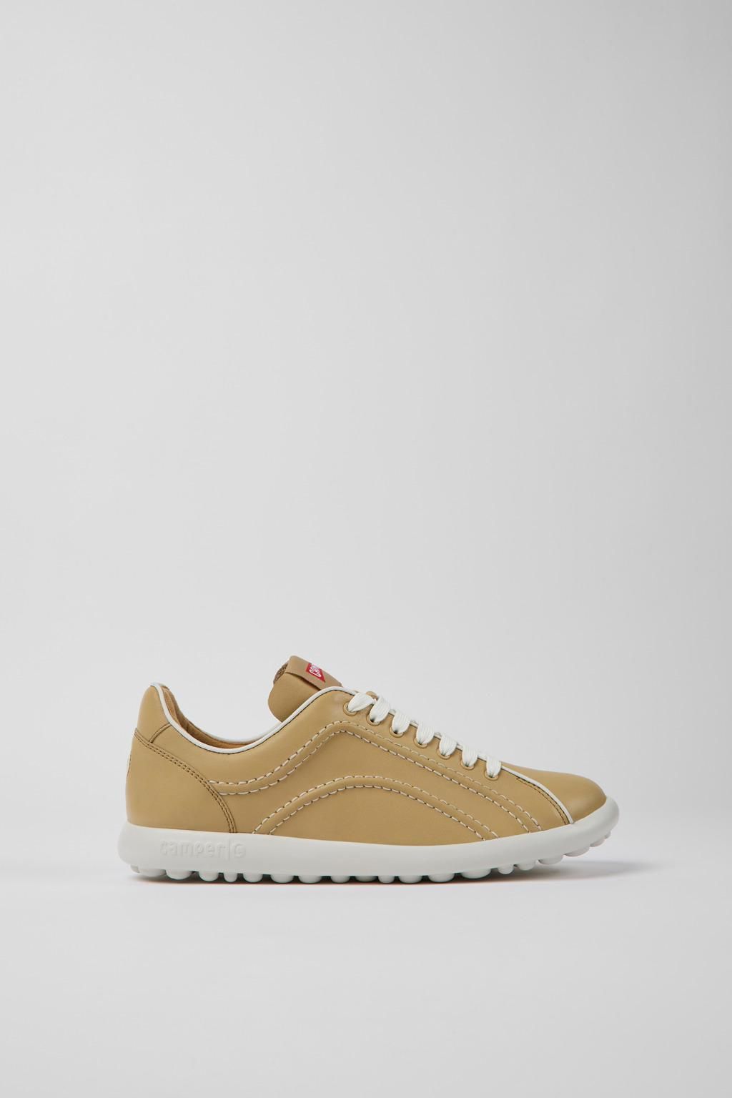 캠퍼 어반 베이지 레더 로우탑 스니커즈 Pelotas XLite K201531-005 BEIGE - 메인 이미지