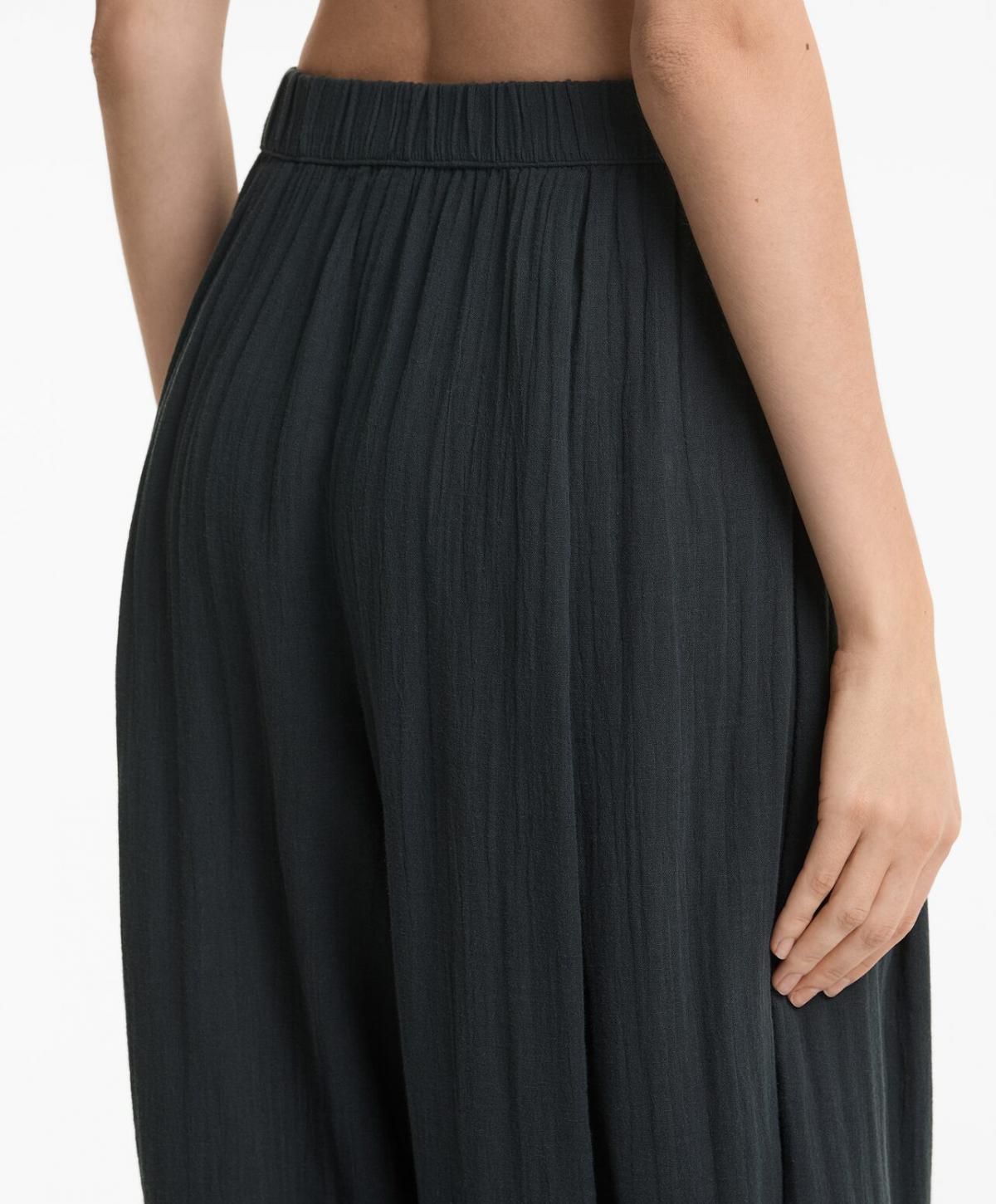 오이쇼 코튼 와이드 벌룬 팬츠 3371/873 STEEL - 상세 이미지 3