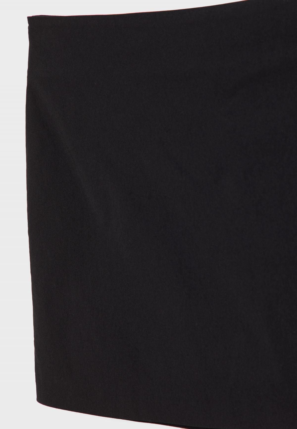 스트라디바리우스 미드웨이스트 베이직 벵갈린 스커트팬츠 7404/118 BLACK - 상세 이미지 3