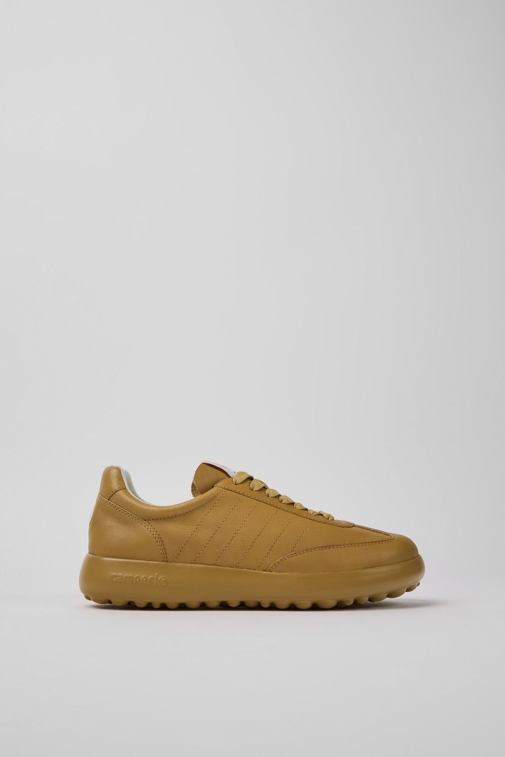 캠퍼 어반 컴포트 브라운 레더 여성 로우탑 스니커즈 Pelotas XLite K201392-003 BROWN - 메인 이미지