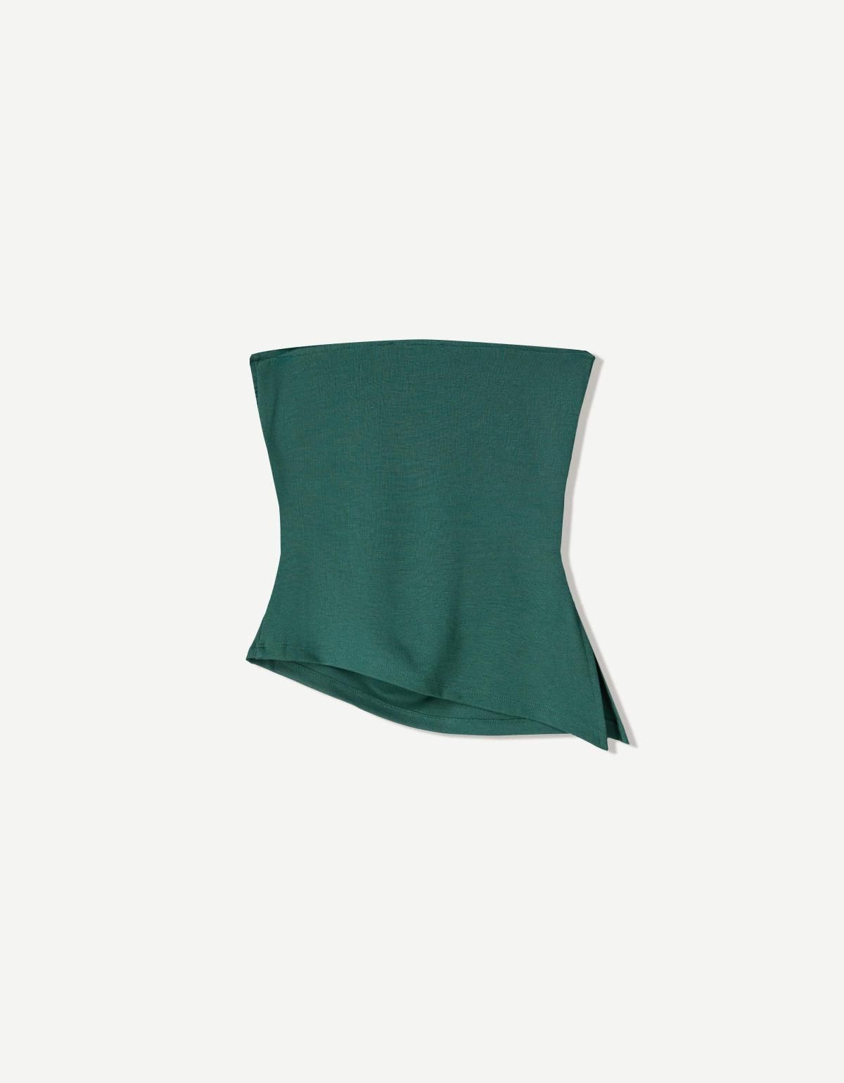 버쉬카 트렌디 드레이프 민소매 탑 3672/360 GREEN - 상세 이미지 2