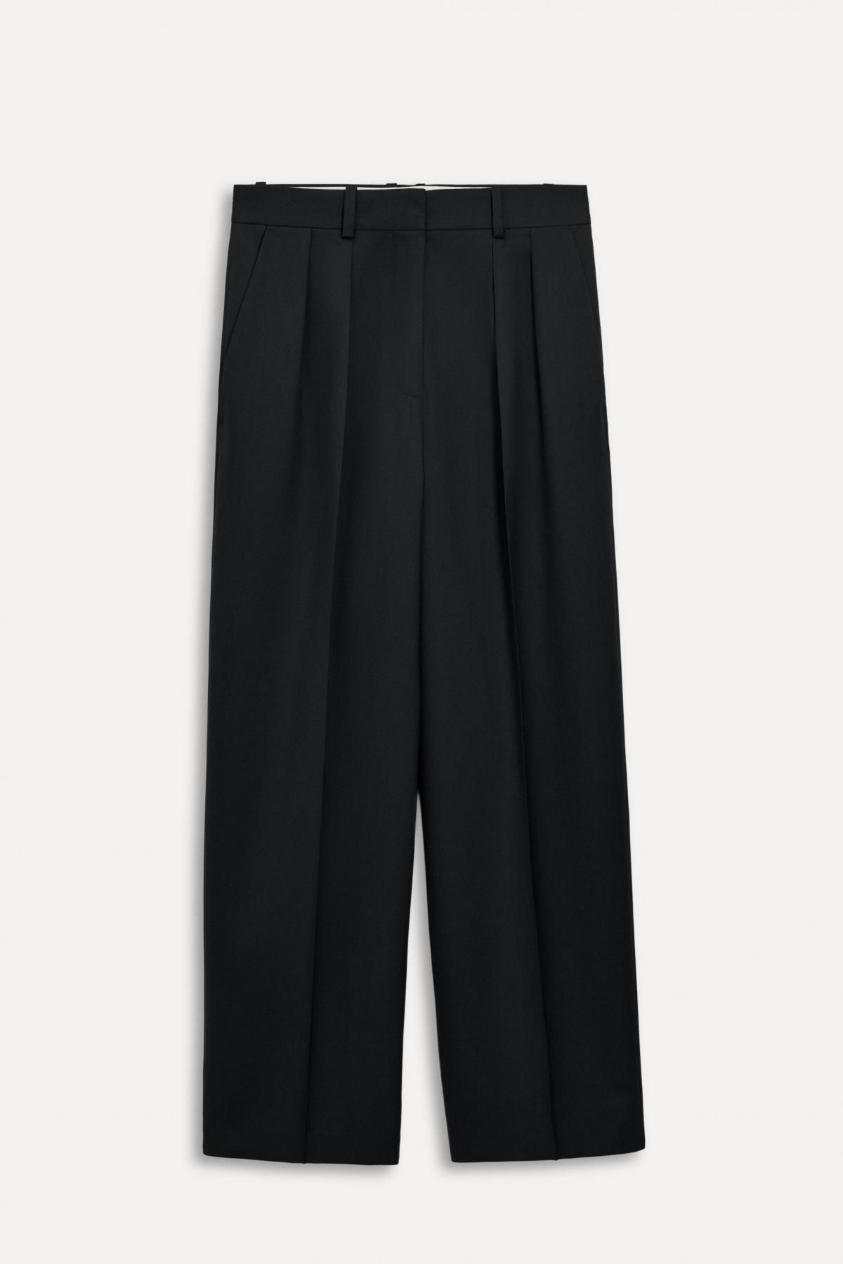 자라 50주년 기념 울 혼방 다트 팬츠 3274/461 BLACK - 메인 이미지
