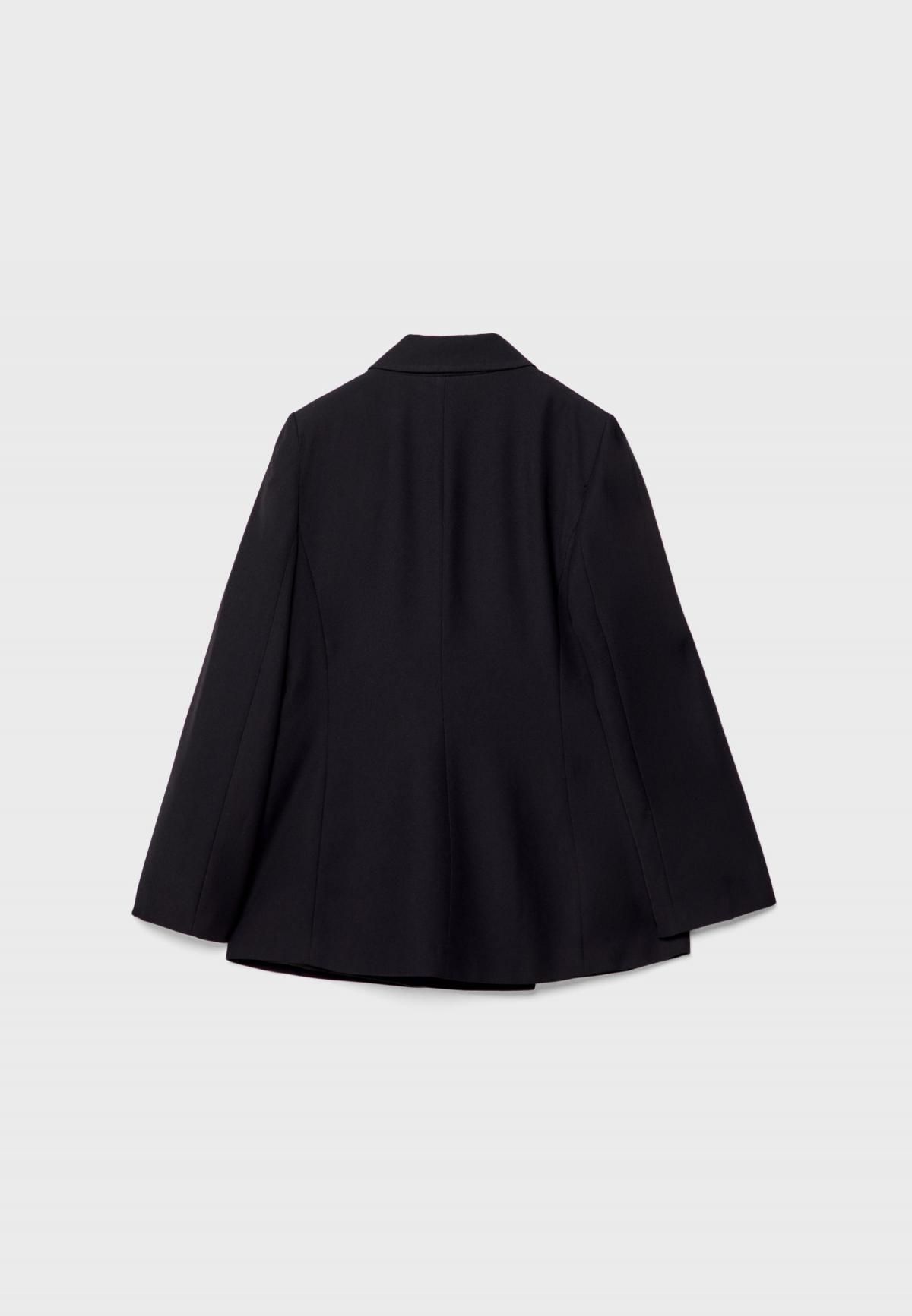 스트라디바리우스 테일러드 슬림핏 더블브레스트 블레이저 1901/979 BLACK - 상세 이미지 2