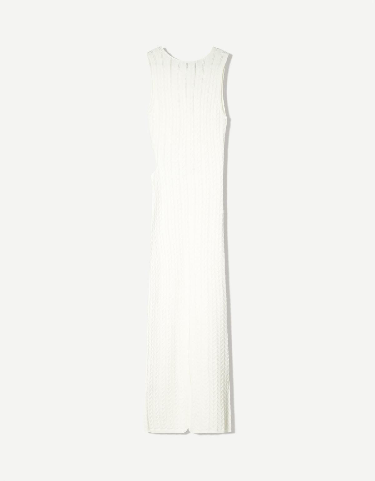 버쉬카 컷아웃 디테일 미디 원피스 0659/693 CREAM - 상세 이미지 5