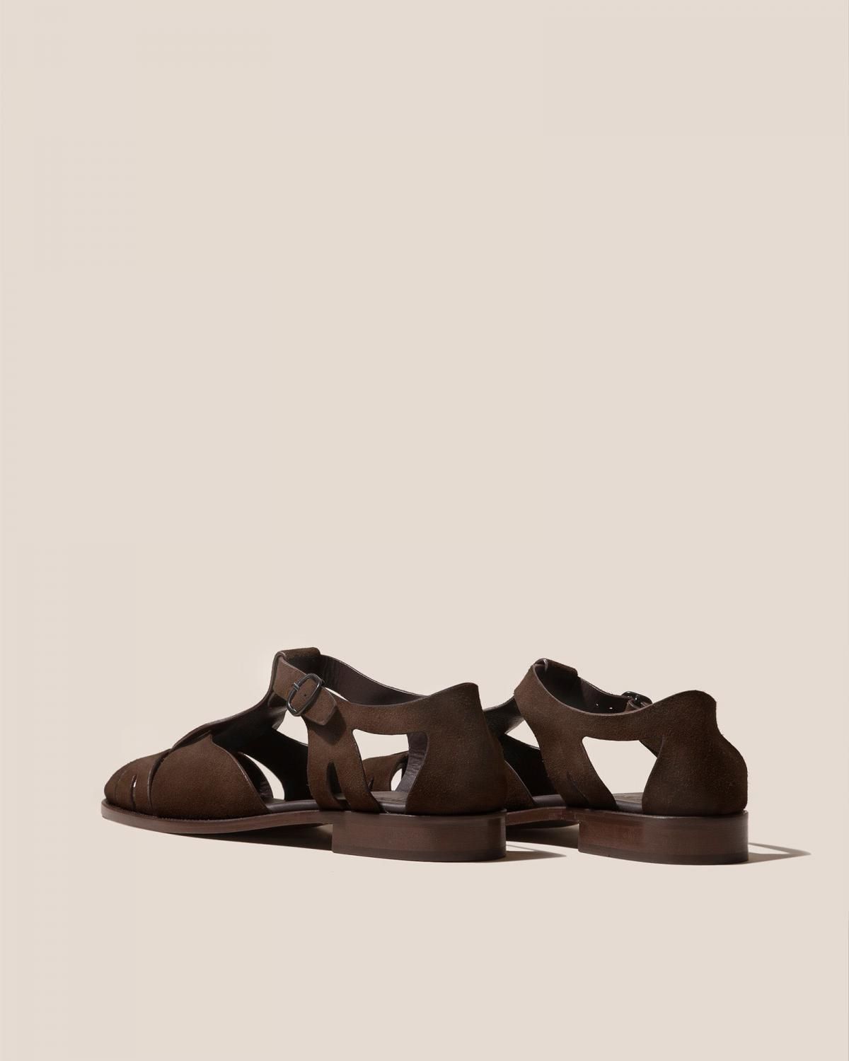 헤레우 페스카 스웨이드 피셔맨 스트랩 샌들 14907393999180 DARK BROWN - 상세 이미지 3