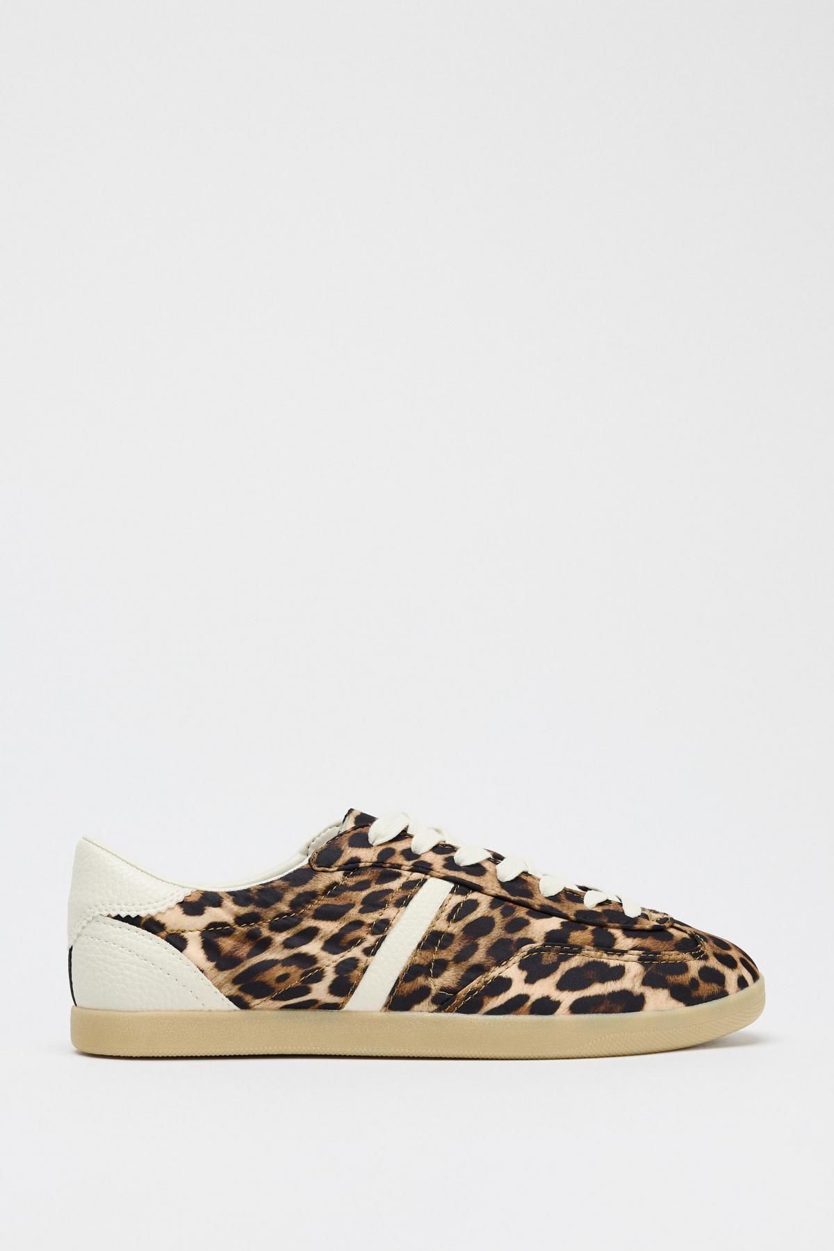 자라 애니멀프린트 로우탑 스니커즈 5404/610 LEOPARD - 메인 이미지