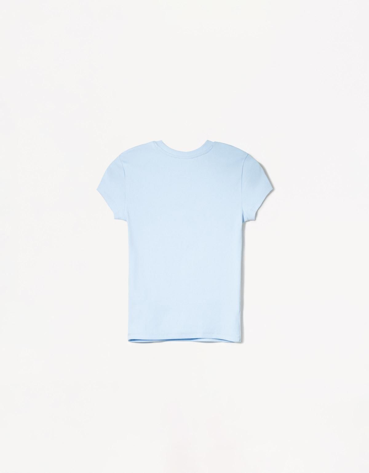 버쉬카 반팔 크루넥 티셔츠 2666/152 LIGHT BLUE - 상세 이미지 2
