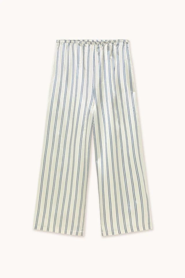 타이니코튼 스트라이프 와이드 팬츠 SS25-702104 ONE COLOR - 상품 이미지