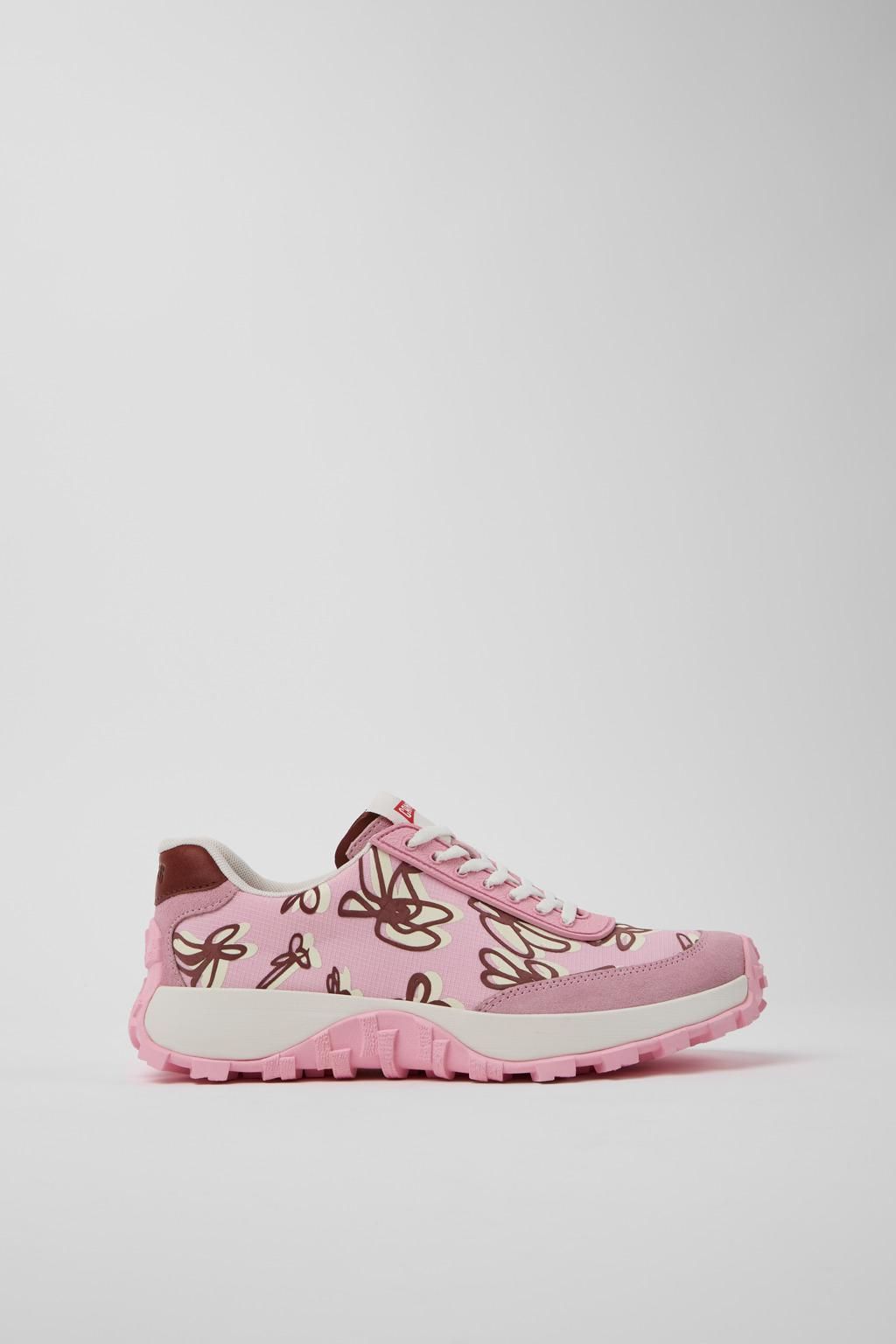 캠퍼 멀티컬러 레트로 테크니컬 VIBRAM 드리프트 트레일 여성 스니커즈 K201462-038 PINK - 메인 이미지