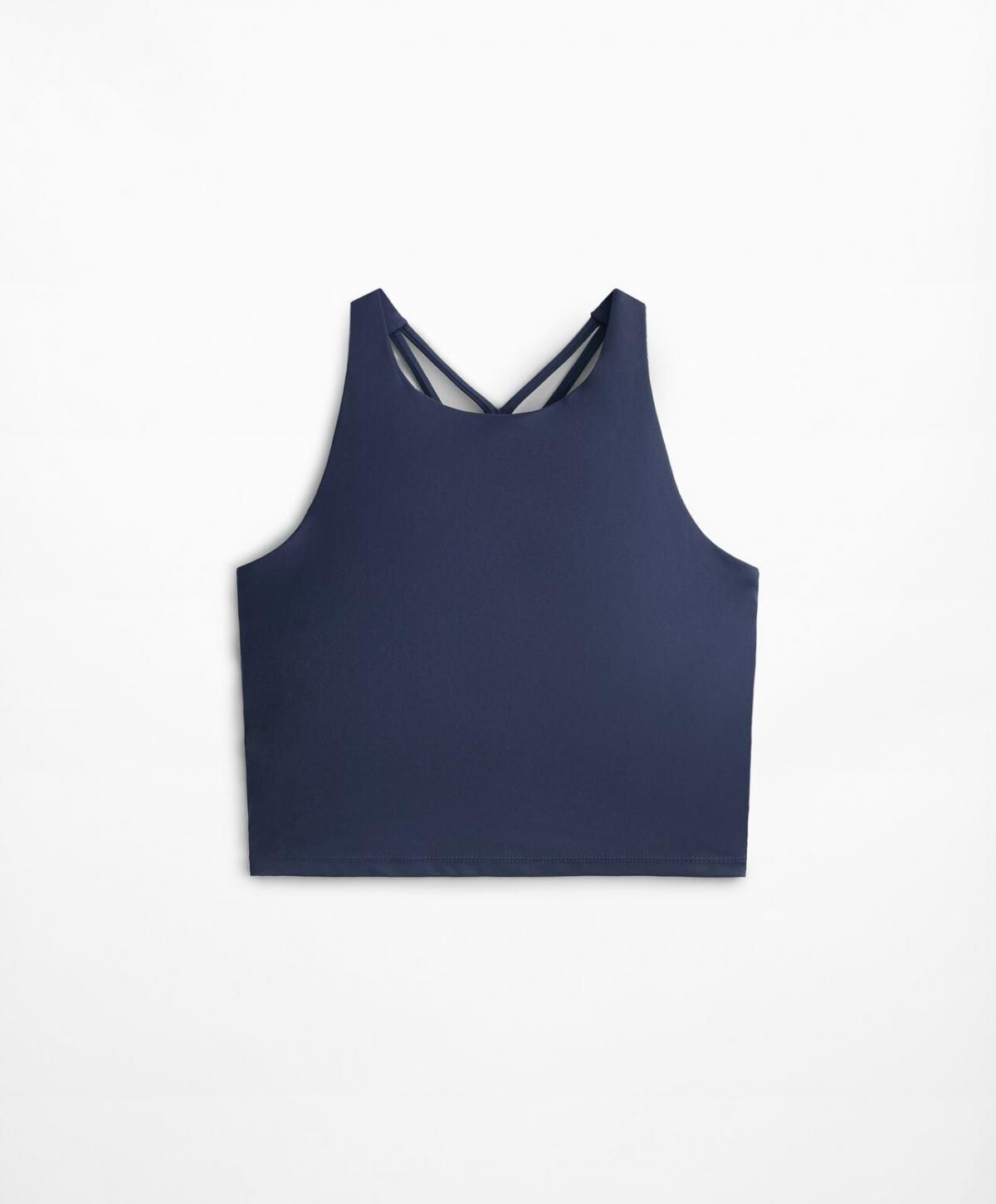 오이쇼 테크니컬 브라 패드 스트랩 탱크탑 2888/904 NAVY - 메인 이미지
