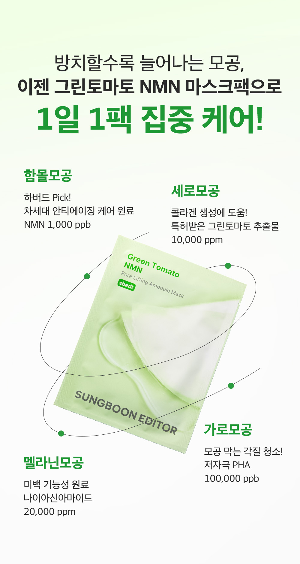 masque en tissu sungboon editor coréen