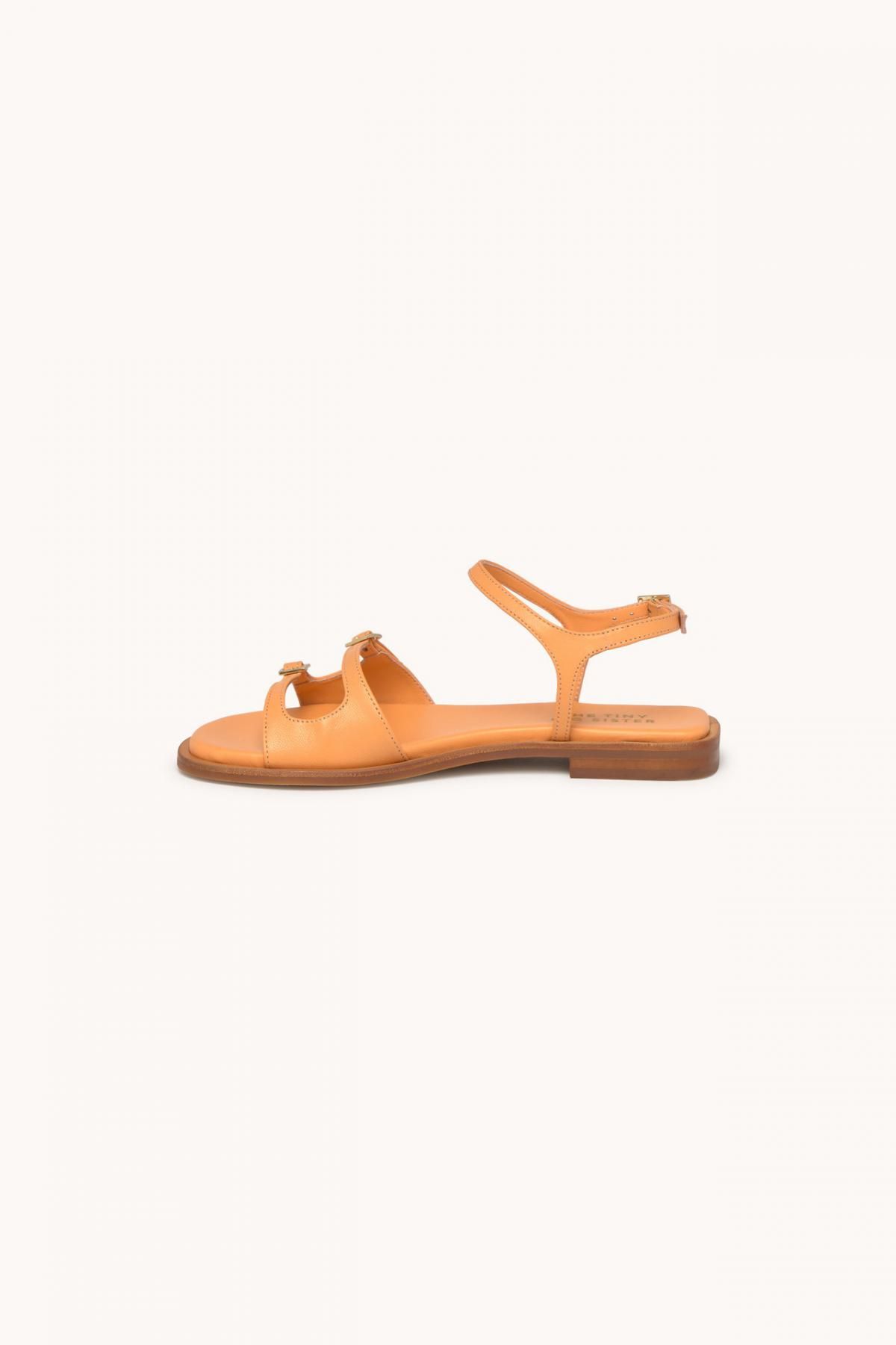 타이니코튼 스트랩 플랫 샌들 SANDALIAS PLANAS SS25-806J20 ALMOND - 상세 이미지 5