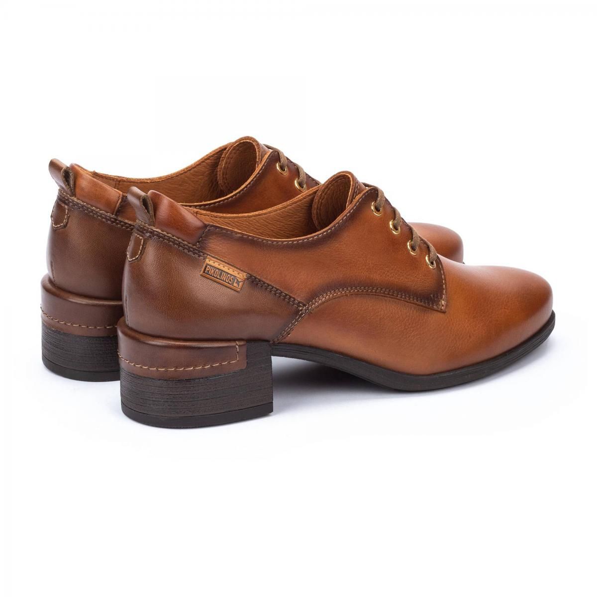 피콜리노스 클래식 레더 로우힐 슈즈 MALAGA W6W-5867C1 BRANDY - 상세 이미지 4