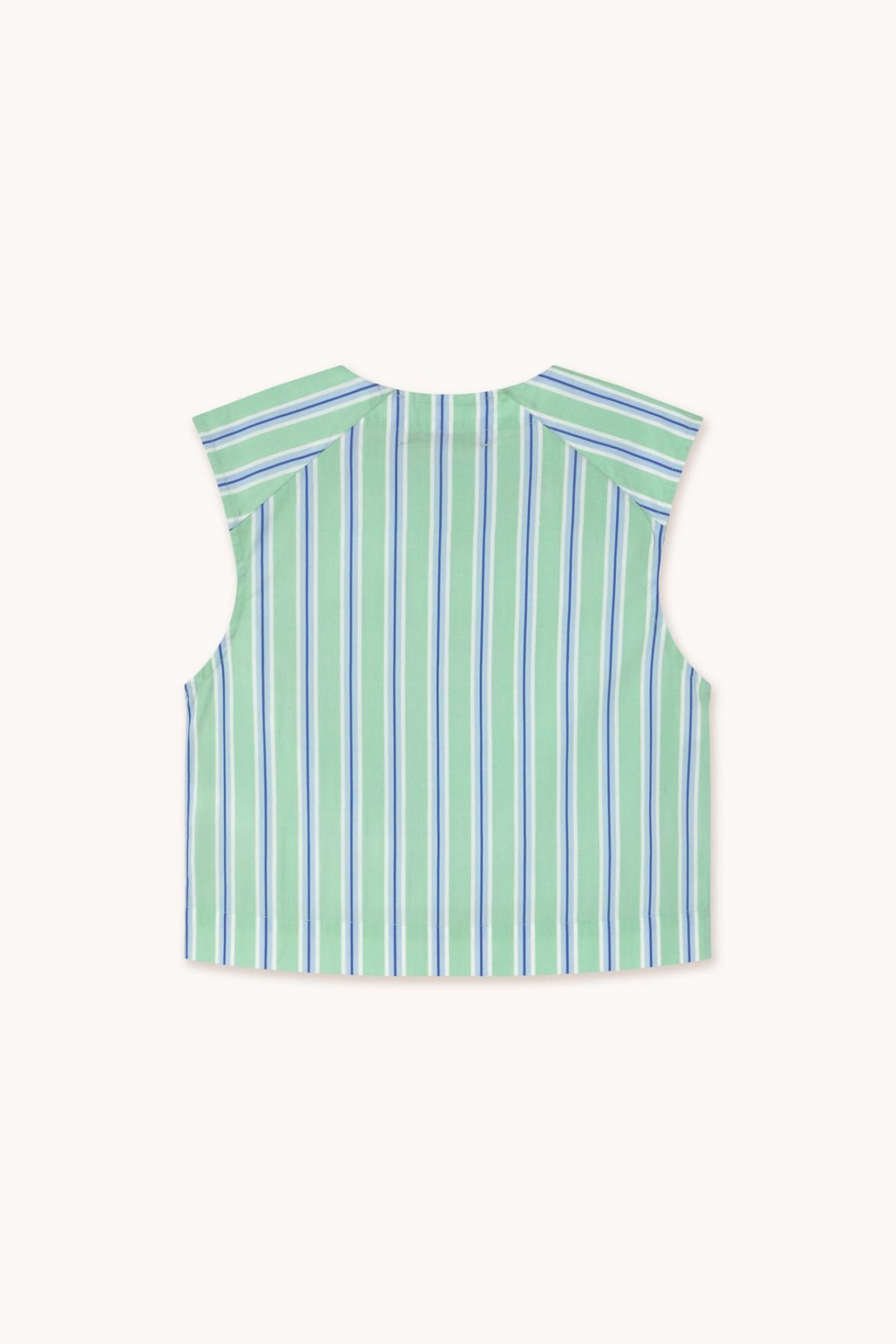타이니코튼 스트라이프 민소매 크롭 탑 SS25-629R22 ONE COLOR - 상세 이미지 3