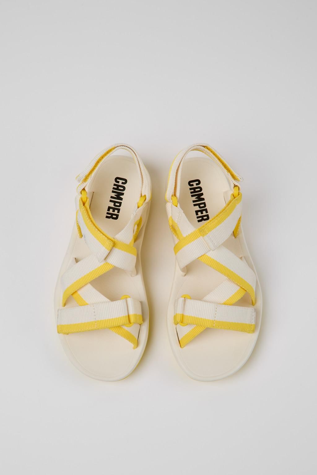 캠퍼 친환경 스트랩 샌들 Match K201325-004 WHITE - 상세 이미지 4