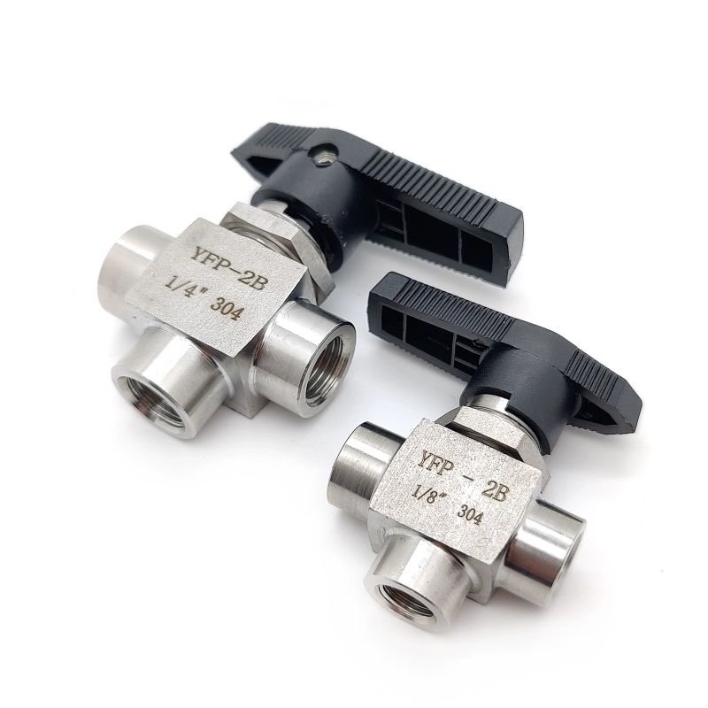 3way 밸브 분배기 호스 스테인레스 커넥터 어댑터 G1 8 1 8 표준 3mm - 메인 이미지