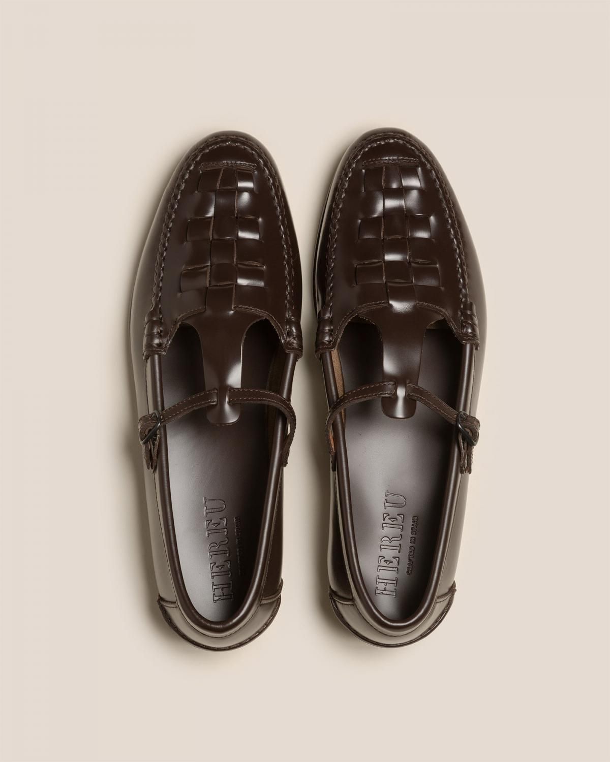 헤레우 마케다 인터우븐 T바 로퍼 8649092563276 DARK BROWN - 상세 이미지 2